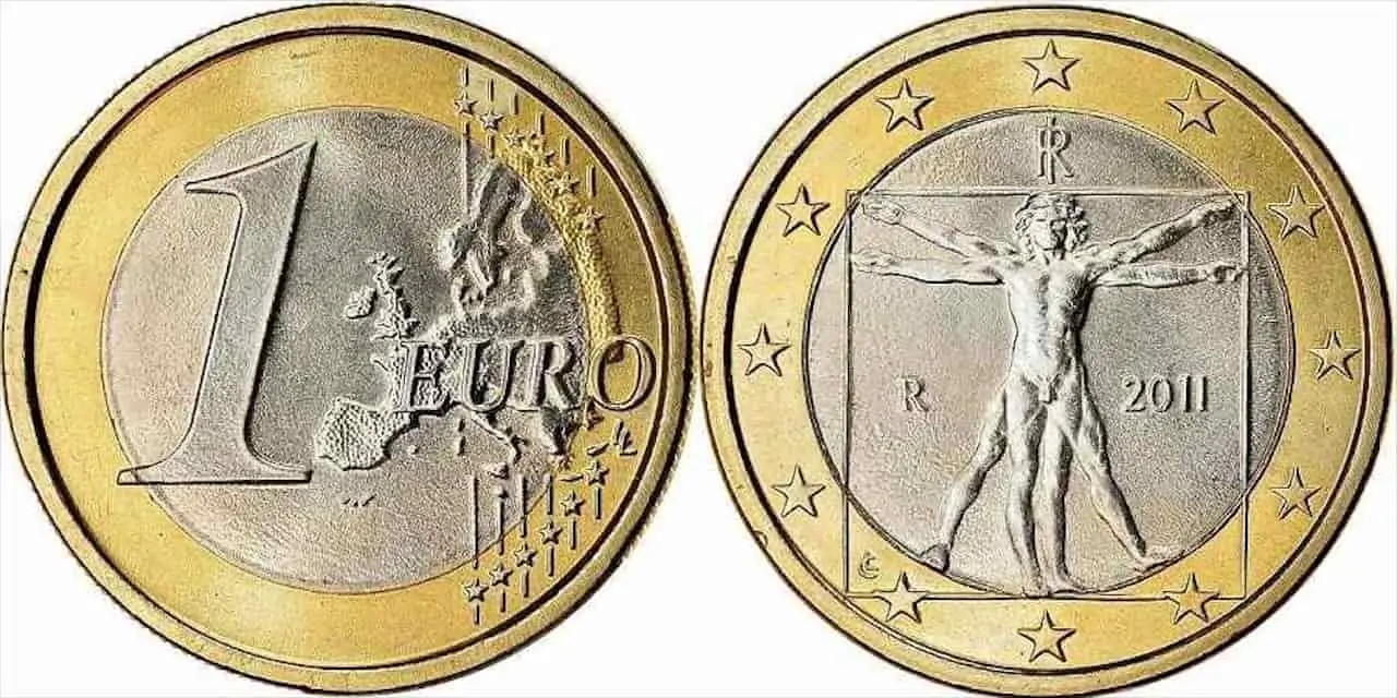 1 euron kolikko, joka voi löytyä taskustasi ja josta pyydetään yli 18 000 euroa